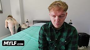 big titted stepmom allows stepson to pound tight pussy