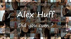 Jump On Alex Huff's Big Dick! He Moans Cumming Hard!