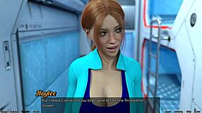 Oh wow, stranded in space 7 with red haired step sister in the shower!