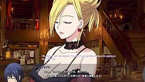 Emotional scene from dungeon of regalias character 9 with subtitles