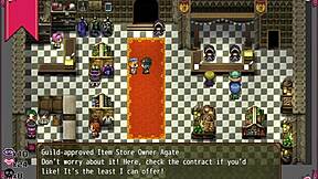 Massage chair makes cute witch cry in hentai game ceres contract guild part 4