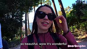 Teenie jamie young swallows monster cock cum