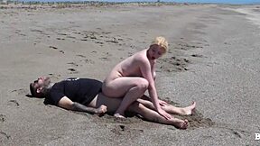 Hey, stranger, wanna go bareback on the beach with me?