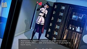 In the hentai game academy 251, anime characters explore taboo desires and intense encounters