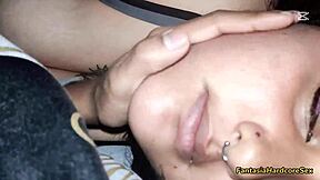 watching tiktoks with best friend and cumming on her tits after comparison