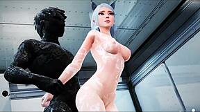 What Secrets Does Valkyrie Hide in 3D Hentai Bath?