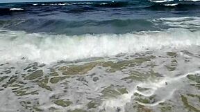 Missspisss update 10 shows wild flashing at Mallorca beach on Nov 11, 2024. Public cock exposure rocks!