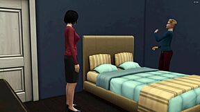 Japanese Stepmom Catches Stepson Masturbating Then Fucks Him Horny