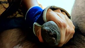 Asian Mature Teen Giving Intense Blowjob to Cum