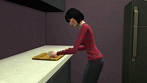 Japanese Stepmom Catches Stepson Masturbating Then Fucks Him Horny