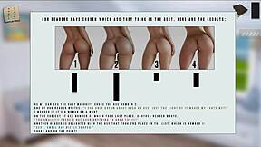 Welcome to the free will game with curvy characters.