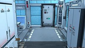 Oh wow, stranded in space 7 with red haired step sister in the shower!