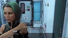 Oh wow, stranded in space 7 with red haired step sister in the shower!