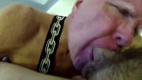 Grandpa Shows Skills in Closeup Head Session