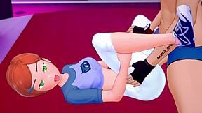 UNDRESS GWEN IN BED TO FUCK HER!