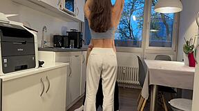 Does Roommate Fuck Me Hard in Kitchen?