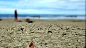 Missspisss update 10 shows wild flashing at Mallorca beach on Nov 11, 2024. Public cock exposure rocks!