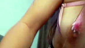 Cute Brunette In Fishnet Tights Gives POV Blowjob And Handjob Before Cowgirl