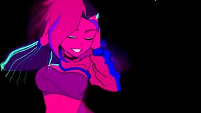 Moikaloop performs a sexy dance