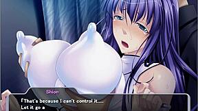 in shion's cruel magical angel ep 7, he finally gropes her