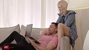 cutie teen loves anal riding with strong boyfriend, cumming hard