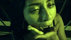 Sandy Cortez Sucks in Public Crossing?