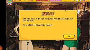 sexy ninja girl licks pussy in big city hentai