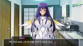 in shion's cruel magical angel ep 7, he finally gropes her