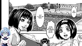 Detailed hentai academy features huge breasts in anime dating game