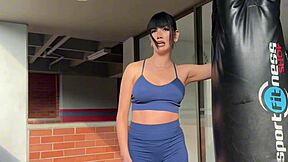 Anal Sex with Gorgeous Brunette Met at Gym