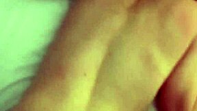 Skinny teen gets double cum load on her face and body