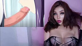 Hermanastros lose virginity in intense hentai sex.