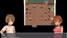 A silent walkthrough of a rural life in a hentai game