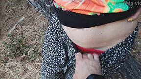 Very risky forest fucking with cute views in stunning 4k!