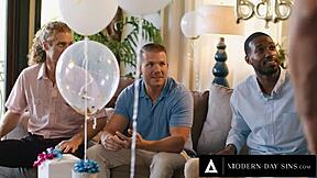 bored casey calvert's sneaky sex turns into in-law gangbang