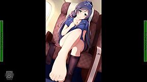 anime feet jerk off challenge 3 gets wild with femdom toe action on youranimeaddiction