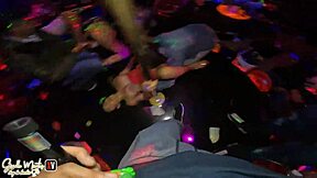 Live sex in public stable!