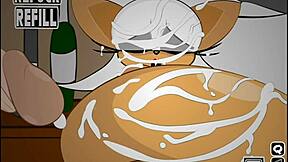 Rouge the Bat's sex scenes in Shadow Transformed game