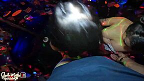 Live sex in public stable!