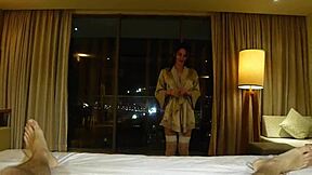 Hot wife enjoys rough one-on-one with milf after getting wet.