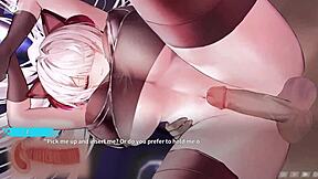 Submissive anime girl gets fucked in fantasy park