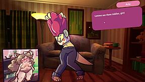 Hey, wanna see two chicks strip down in a furry poker game tonight?