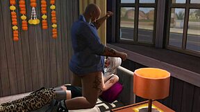 Street Hooker in Boots Picks Up Customer for Intense Night Work