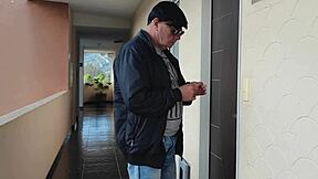 I see the surprised husband fucking with monster cock and pussy licking