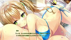 STUDY STEADY 2 KIRARA MISHIMA ECCHI SCENE 2 WITH HENTAI TEASE