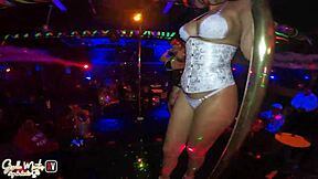 Live sex in public stable!