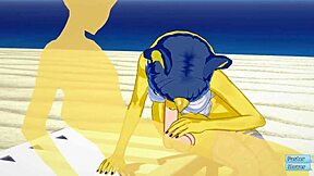 Hey Ankha, wanna get banged on this beach from Animal Crossing?