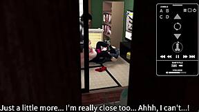 japanese teen girl engages in intimate relations with friend