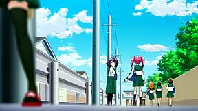 Beautiful girls cast a spell at the spa in this animehentai