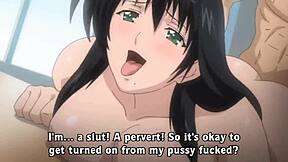 Anime Slut Takes Assfucking Double Penetration And Facial In Gangbang